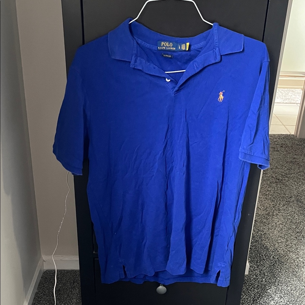 Ralph Lauren Men's Royal Blue Polo Shirt